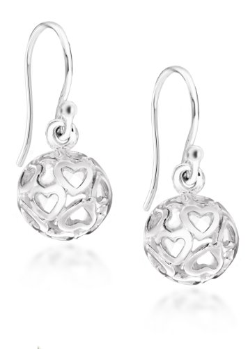 Tuscany Silver Pendientes de Plata de Ley sin Gema para Mujer