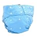 LukLoy - Teen / Adults Cloth Diapers with 2pcs Inserts for Incontinence Care -Dual Opening Pocket Washable Adjustable Reusable Leakfree (Blue)