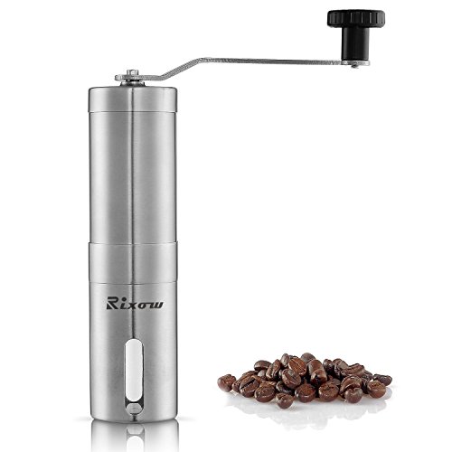 Rixow Hand Kaffeemühle Handkaffeemühle Espressomühle mit keramikmahlwerk - 2