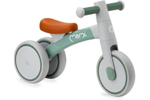 Triciclo senza pedali per bambini MoMi TEDI per bambine e bambini (peso massimo 25 kg), mini bicicletta senza pedali con ruote in plastica resistenti alla foratura, telaio in metallo leggero - 1,2 kg