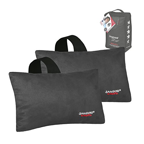 Preisvergleich Produktbild SANDINI RelaxFix® – Nackenkissen für Autositz / Nackenstützkissen / Autostützkissen – VIELE FARBEN – Einfache Anbringung an der Kopfstütze – Sorgt für entspanntes Anlehnen / Zurücklehnen im Auto