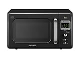 Daewoo KOR7LBKB Retro Microwave Oven, 20 L - Black (Kitchen &amp; Home)