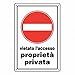 Produktbild 'IRPot – 3 x Schilder "Zutritt PRIVATE PROPERTY' Signage Blechschild