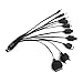 Price comparison product image prettygood7 Charge Cable Multi Portable USB 10 in 1 C USB Cable Syncwire Charger for Samsung Galaxy S6/S7/S4/S3/J5/J7/J3, HTC, Sony, LG, Nexus, Kindle, PS4, Tablet and More