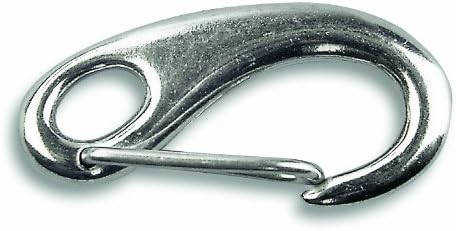 Chapuis MS2 Safety spring hook - Stainless steel - 600 kg - Length 75 mm