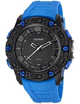 Calypso Herren-Armbanduhr Analog Plastik Blau K5699/3