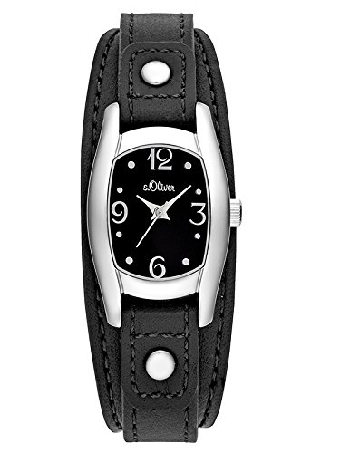 s.Oliver Damen-Armbanduhr Analog Quarz Leder SO-3100-LQ s.Oliver Damen-Armbanduhr Analog Quarz Leder SO-3100-LQ