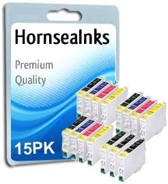 3 full sets + 3 extra black,.... 441-444..... 15 non-genuine compatible ink cartridges for epson stylus c, cx printers, T0441 X 6, T0442 X 3, T0443 X 3, T0444 X 3
