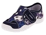Viggami Jungen Hausschuhe mit Klettverschluss Adas...