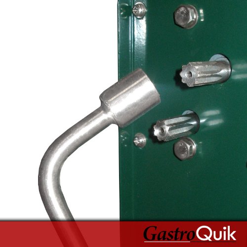WURSTFÜLLER 5 Liter Edelstahl, inkl. 4 Füllrohre NEUESTES MODELL 2 Geschwindigkeiten GASTROQUIK - 4