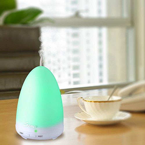 Seneo 100ml Luftbefeuchter, Aroma Diffusor mit 7 Farben LED Lichter - 6