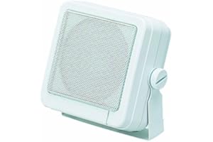 Shakespeare Es-4 Deluxe Marine External 4Ohm Speaker with Swivel Bracket - White, 4 Inch