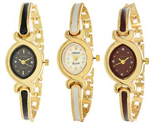 CODICE Analogue Multicolour Dial Womens Bracelet Wrist Watches RS.349 (83.00% Off) - Amazon