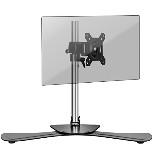 Duronic DM751 Monitor-Standfuß für einen LCD / LED Computer Bildschirm / Fernsehgerät mit Neig, Schwenk und Rotierfunktion