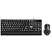 Produktbild Rosewill RMS Gaming-Tastatur, RGB LED-Hintergrundbeleuchtung Wired Membran Mechanische Feel Tastatur mit Abnehmbarer Tastenkappen und Das Handgelenk Rest RGM-600 RKM-600