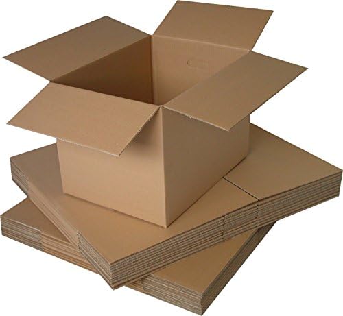 The Box Company Strong Double Wall Cardboard Boxes, 18 x 12 x 12 Inches - Brown, Pack of 5