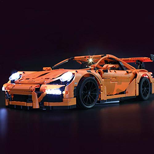 Preisvergleich Produktbild LED Beleuchtung,LED-Beleuchtungsset,LED-L... Beleuchtung DIY Leuchtende Bausteine Zubehör,für Lego 42056 Porsche 911GT3-Enthält Keine Spielzeugmodelle.
