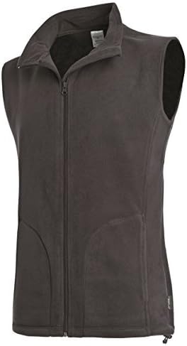 Stedman ST5010 Mens Active Fleece Gilet Grey Steel S