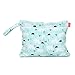 Produktbild Damero windeltasche wetbag wiederverwendbar, Nasstaschen für Unterwegs, Wetbag windelbeutel für Babys Windeln, schmutzige Kleidung und anderes Zubehör, (Kleine, Bär)