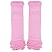 Malloom® Children Girl Candy Color Kneepad Socks Leg Warmer (Pink)