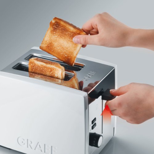 Graef Toaster TO 81, Edelstahl, weißŸ - 2