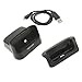 Produktbild digibuddy USB Dockingstation 1201 Basis Micro USB Single schwarz + Ladeschale B60 für Samsung Galaxy Gio S5660