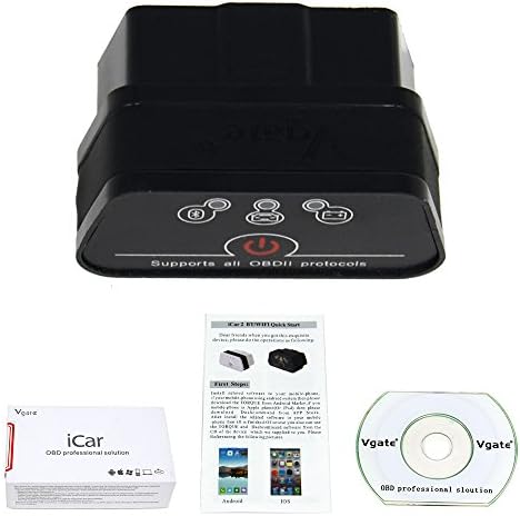 OBD2 Code Reader Vgate iCar 2 WiFi OBD2 Scanner Scan Tools Interface Adapter Check Engine Light Car Diagnostics Tool for Android/ IOS/PC