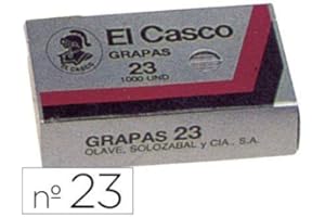 El Casco 136862 Boîte de 1 000 Agrafes galvanisées n°23/6G