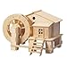 Produktbild Wassermühle 3D Holzbausatz Wasserwerk Holz Anlage Haus Steckpuzzle Holzpuzzle Bauwerk P068