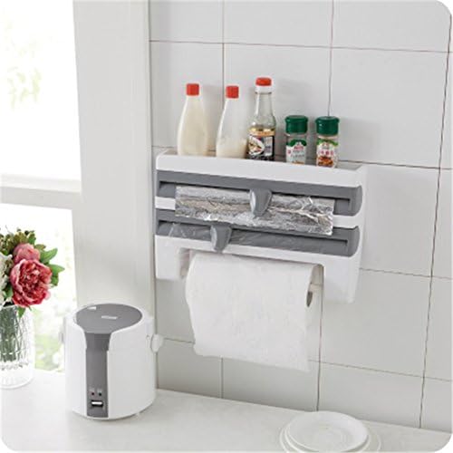 yue-porte Multi Wall Paper Roll Shelf Stand Shelf Kitchen Accessories coffee