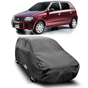 ROYALS CHOICE Water Resistant Car Cover for Maruti Suzuki Old Alto Without Mirror Pocket (Gray)