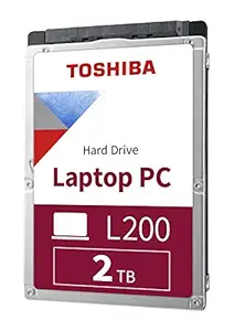 Toshiba HDWL120XZSTA L200 2TB Laptop PC Internal Hard Drive 5400 RPM SATA 6Gb/s 128 MB Cache 2.5