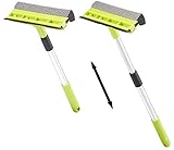 Ideal auch zum Reinigen von Autoscheiben, Glastüren, Duschkabinen-Türen und anderen glatten Flächen • Wischbreite: ca. 20 cm • Aufhänge-Öse im Griff