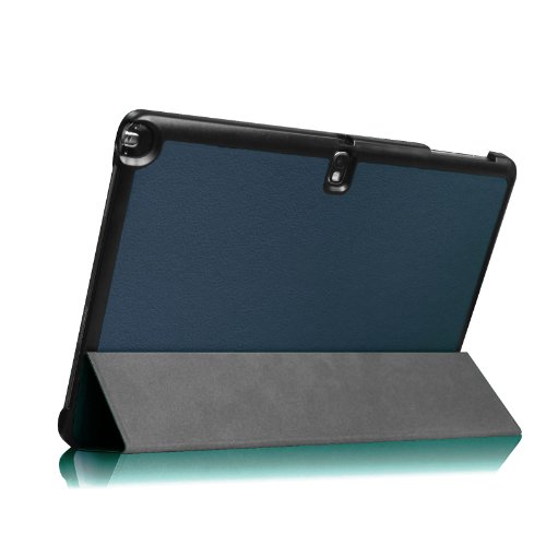 Fintie Samsung Galaxy Note 10.1 2014 Edition / Samsung Galaxy Tab Pro 10.1 T520 T525 Hülle Case – Ultra Slim Lightweight superleicht Stand Smart Shell Schutzhülle Cover Tasche Etui mit Auto Schlaf/Wach Funktion, Marineblau - 9