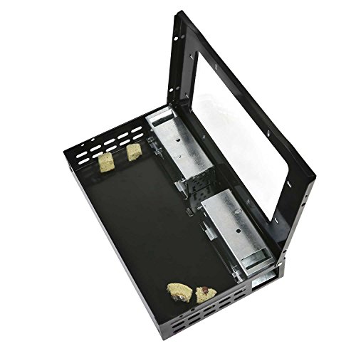 HUX EYE® Lebendfalle Mausefalle Multicatch tierfreundlich Metall Schwarz MAF5003CLBK - 4