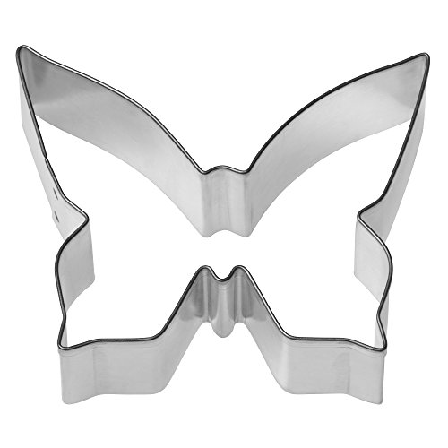 KAISER Ausstechform Schmetterling "Bella" 9 cm Frühling Premium Qualität aus rostfreiem Edelstahl leichtes präzises Ausstechen sichere angenehme Handhabung
