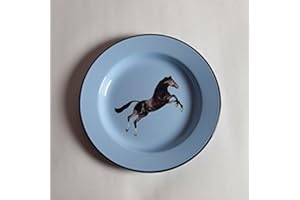 SELETTI Enamel Plate Metal Toiletpaper cm Diameter.26 – Horse