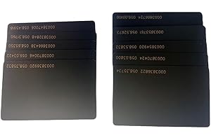 YARONGTECH 125 kHz RFID-Karte Proximity EM4100 Türeingang, schwarze Karte (10)