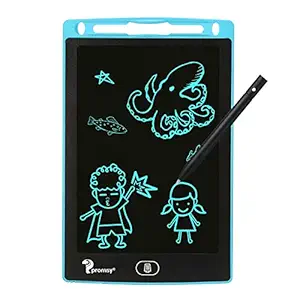 Proffisy LCD Writing Pad Tablet 8.5 Inch Electronic Writing Scribble Board Magnetic with 2 Magnet for Kids Adults at Home School Office (Blue)