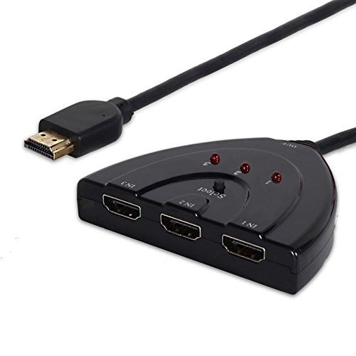 RTS™ Upgraded 3 Port HDMI Switch Auto Smart Hub Box with 3 Input and 1 Output for HDTV to Multi Gadgets Such as Bluray Players, Game Consoles, Set top Box, Music System etc - 2 Year Warranty RS.549 (89.00% Off) - Amazon RTS™ Upgraded 3 Port HDMI Switch Auto Smart Hub Box with 3 Input and 1 Output for HDTV to Multi Gadgets Such as Bluray Players, Game Consoles, Set top Box, Music System etc - 2 Year Warranty RS.549 (89.00% Off) - Amazon