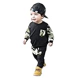 Covermason Neugeborene Baby Jungen Camouflage T-shirt Tops +...