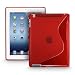 Produktbild TB1 Products® S Line Wave Gel Silikon Schutzhülle für Apple iPad Air (iPad Air, Rot)