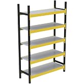 5 Katlı Tekli Midi Rack - Ekonomik Depo,Arşiv, Kiler Rafı