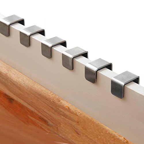 Yahee Türhaken Türhänger Kleiderhaken Badezimmerhaken Garderobenhaken aus Edelstahl 6er Set - 4