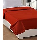 Warmland Polar Fleece Double Blanket - Rust