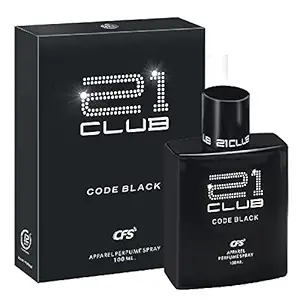 CFS | 21 CLUB CODE BLACK 100ML PERFUME WITH 20ML 21 ICE WATER POCKET PERFUME | LONG LASTING BEST PERFUME