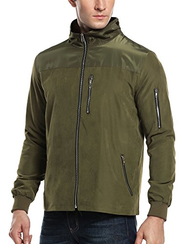 COOFANDY HERREN WINTER JACKE MILITARY STYLE GEFTTERT PARKA ARMY FLIEGERJACKE