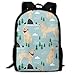 Produktbild Golden Retriever Cannon Beach Stoff - niedliche Hunde am Strand in Oregon - Blue_316 Laptop-Rucksack für Reisen, extra großer College-School-Rucksack für Männer und Frauen (klassischer Rucksack)