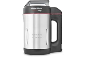 Morphy Richards Saute and Soup Maker 501014 Suppenbereiter aus gebürstetem Edelstahl