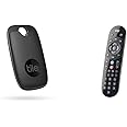 Tile Pro (2022) Bluetooth Item Finder, 1 Pack, 120m finding range, works with Alexa and Google & Original SKY Q Voice Remote Control - Compatible with Sky Q 1TB or 2TB box plus the Sky Q Mini box